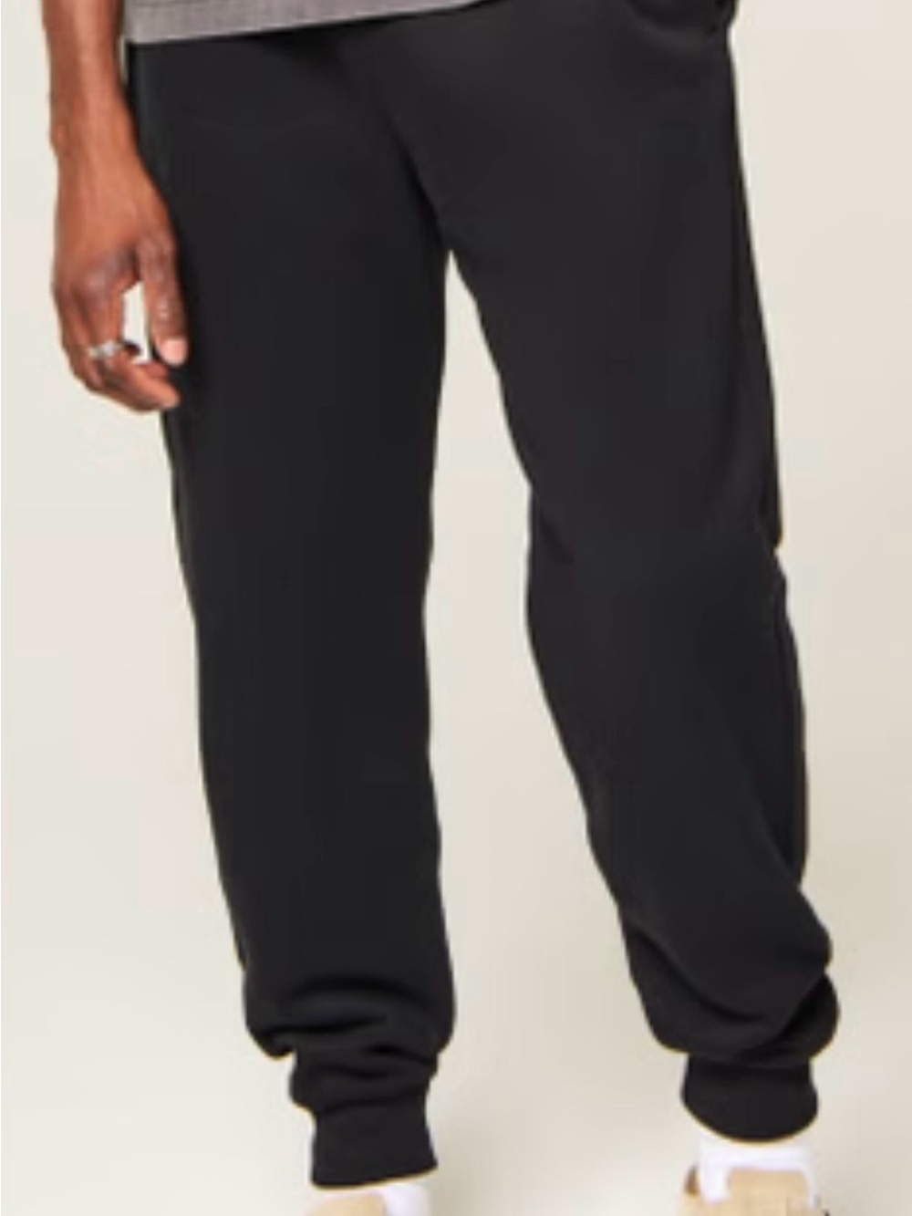Men’s medium Hollister joggers black
